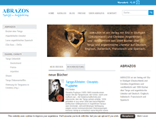 Tablet Screenshot of abrazosbooks.com